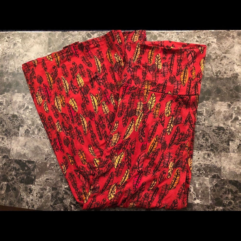 Fall/winter feathers maxi skirt